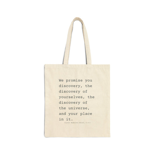 Saint Mary's College Tote Bag | Sister Madeleva | French Cross | Belles |
