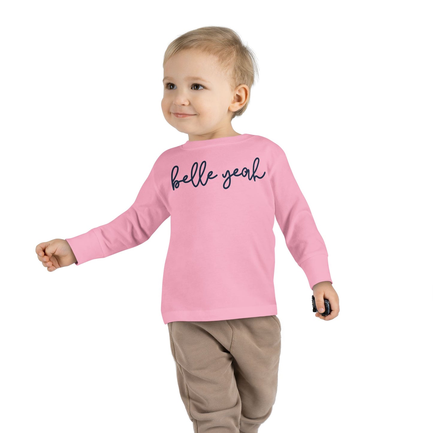 Toddler Saint Mary's College Belle Yeah Long Sleeve Tee | Better in Blue Co.