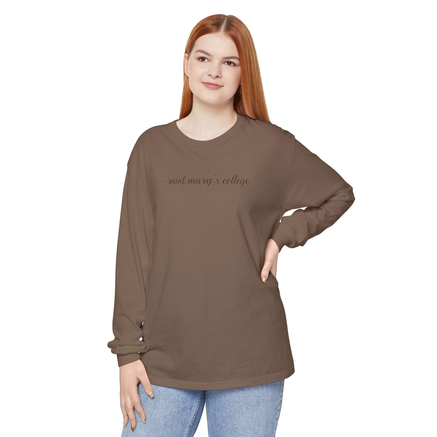 Saint Mary's College "it's a Smick thing" Unisex Long Sleeve T-Shirt | Comfort Colors | Belles | Better in Blue Co.