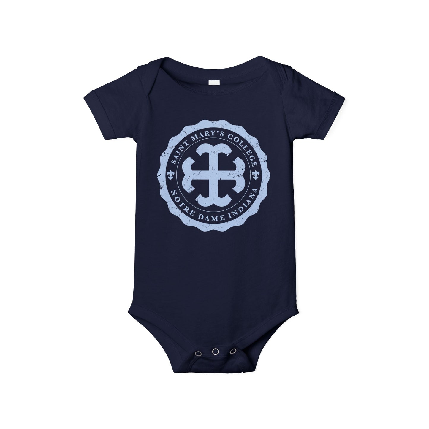 Saint Mary's College Infant Onesie No. 4 | French Cross | Baby | Better in Blue Co.