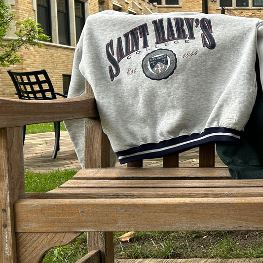 Saint Mary's College Unisex Medium Gray Pullover Hoodie