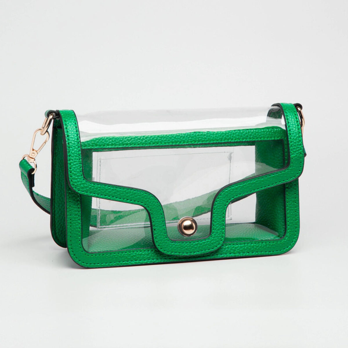 Clear Envelope Shoulder Bag for Stadium | Game Day | Notre Dame | Belles | Saint Mary's College | Better in Blue Co.