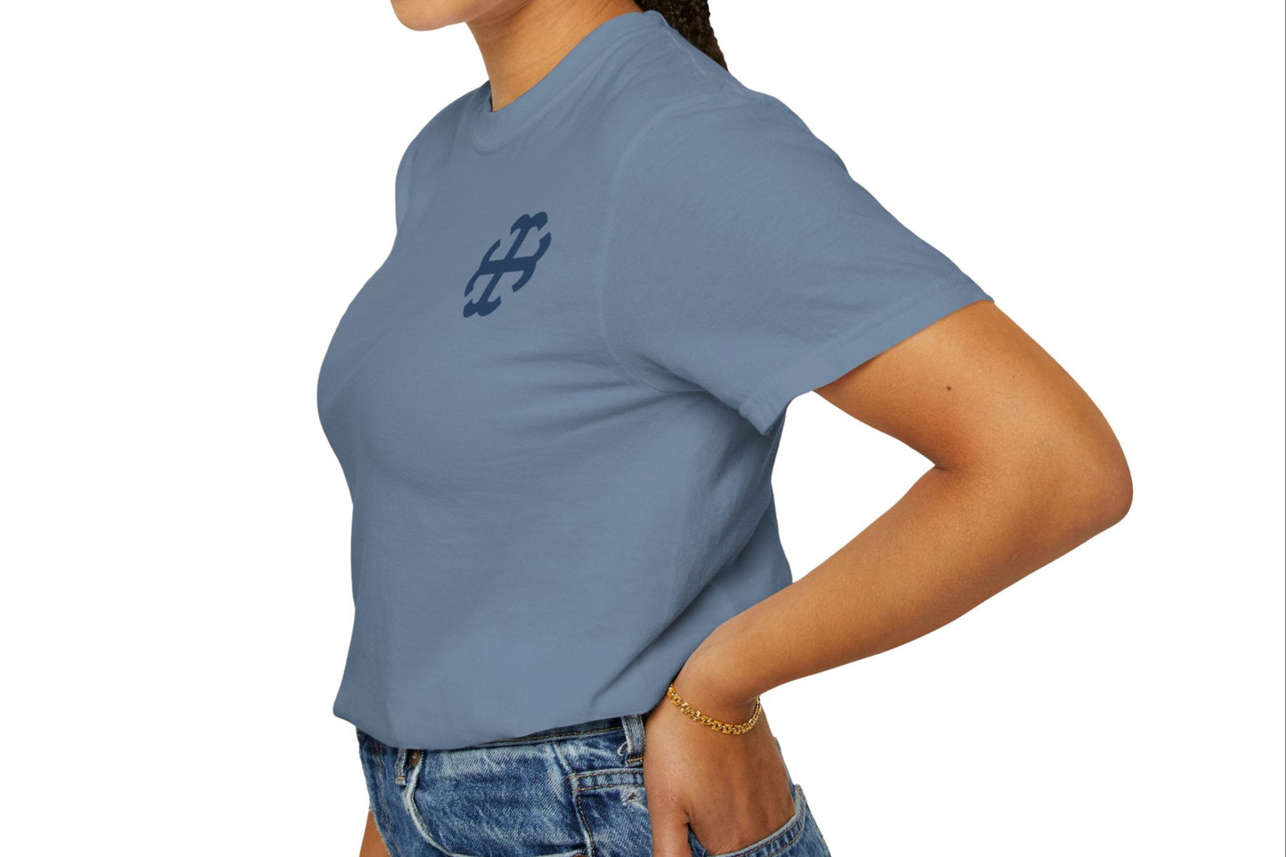 Saint Mary's College French Cross Tee | Smick | Belles Blue