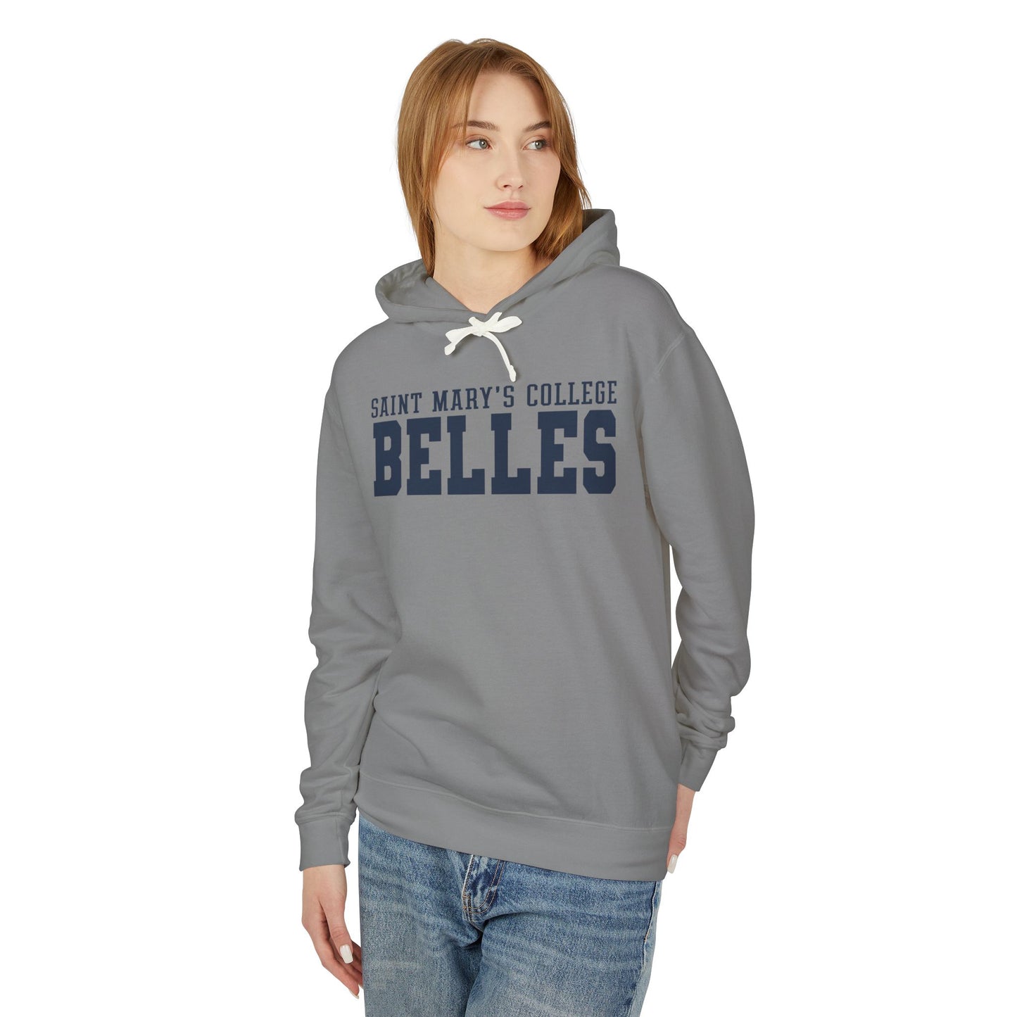 Saint Mary's College Belles Comfort Colors Hoodie | Smick | Notre Dame, IN | Better in Blue Co.