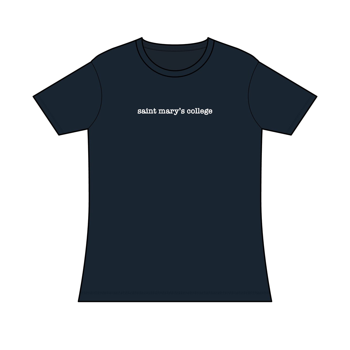 Saint Mary's College Women's Perfect Tri Tee | Navy Blue | Better in Blue Co.