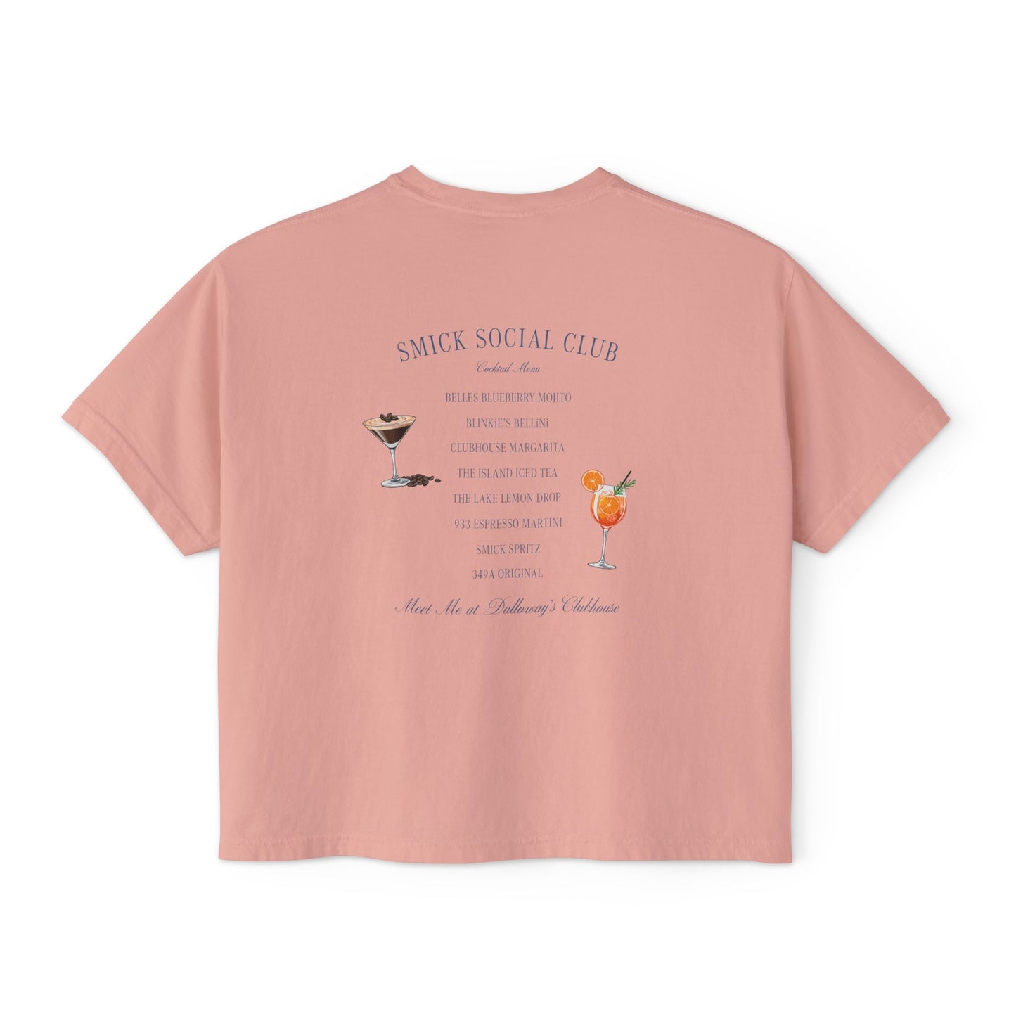 Saint Mary's College Après Golf Smick Social Club Women's Boxy Tee | Better in Blue Co.