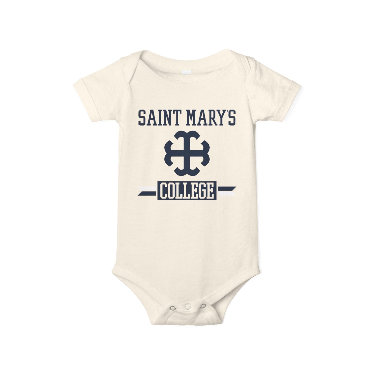 Saint Mary's College Baby Onesie No. 1 | French Cross | Better in Blue Co.