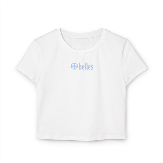 Saint Mary's College French Cross Belles Baby Tee | Belles Blue | Better in Blue Co.