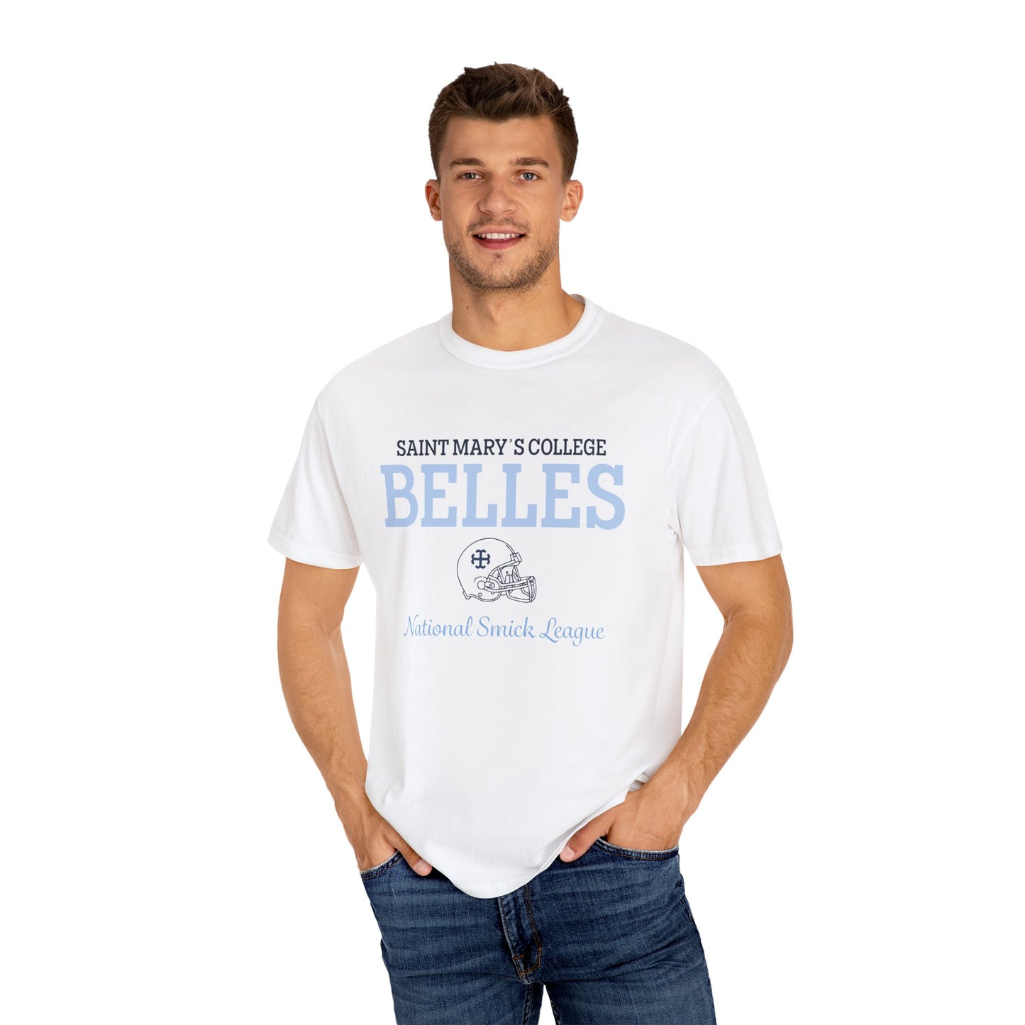 Saint Mary's College Belles National Smick League Unisex T-shirt | Belles | 1844 | Better in Blue Co.