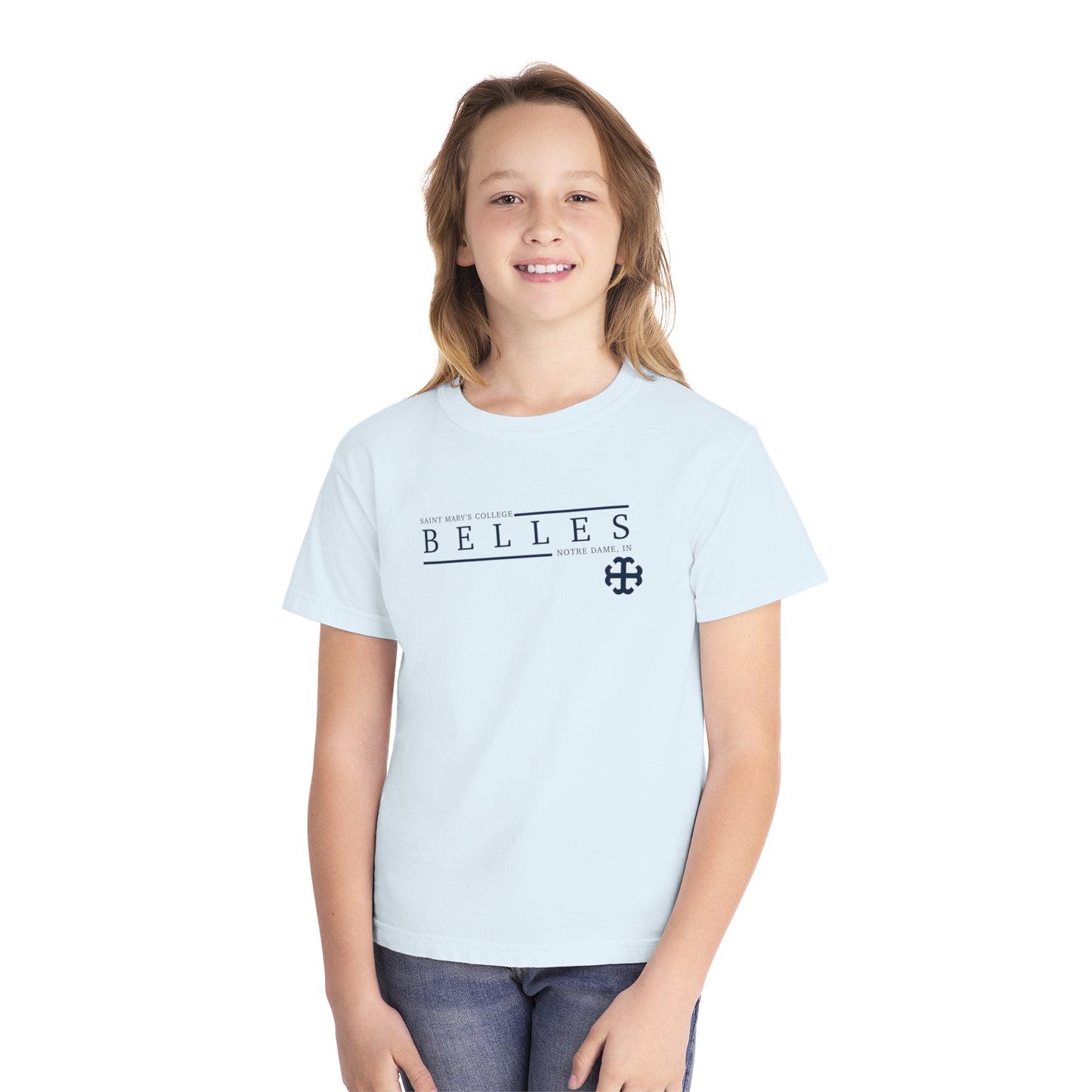 Youth Saint Mary's College Belles Tee | Better in Blue Co.