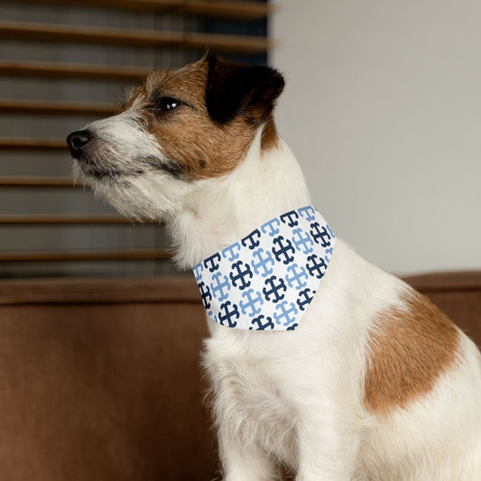 Saint Mary's College French Cross Pet Bandana Collar | Notre Dame, IN| Belles | Smick