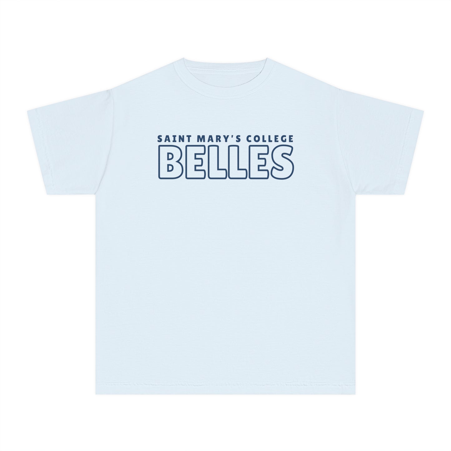 Youth Saint Mary's College Belles No.2 Midweight Tee | Better in Blue Co.