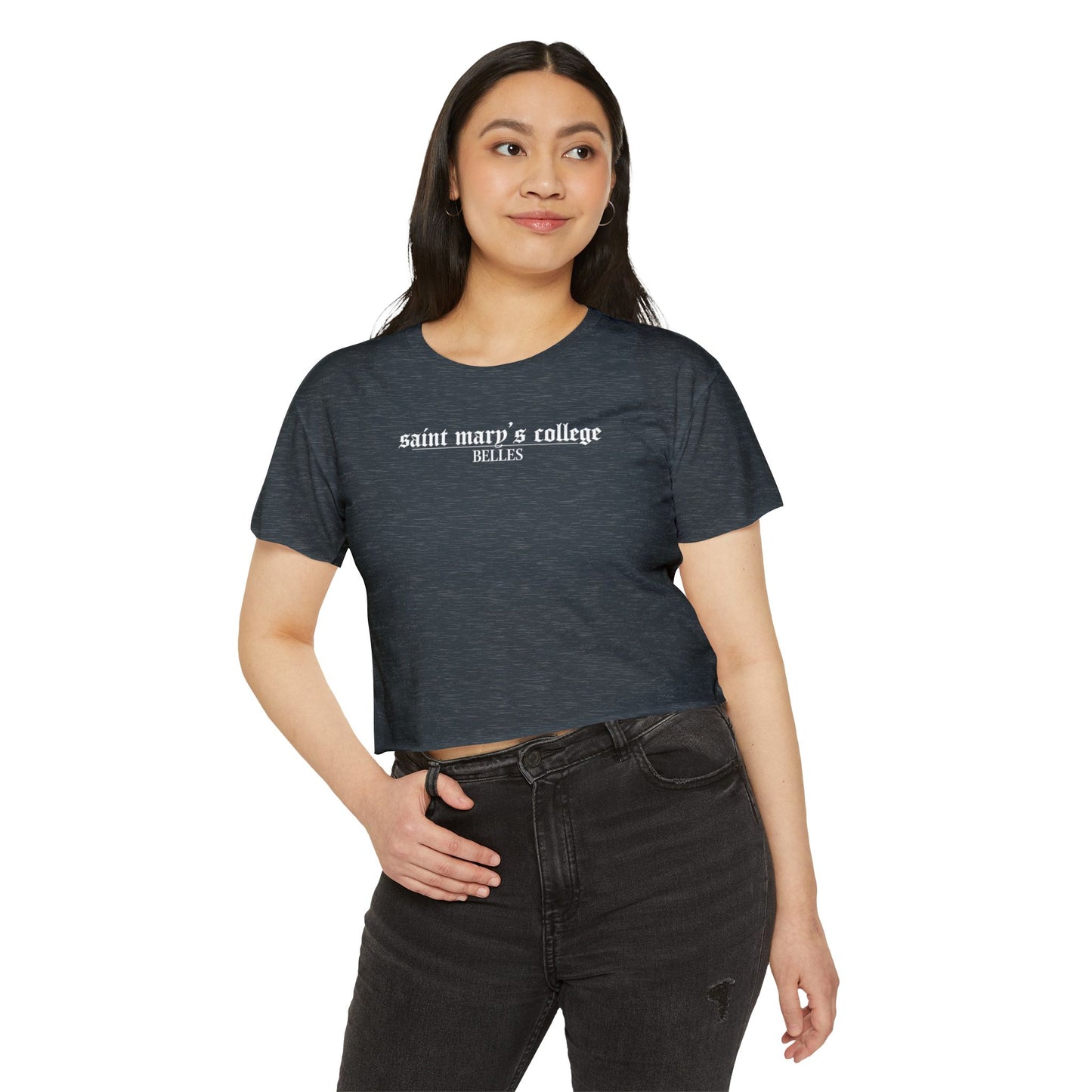 Saint Mary's College Belles Crop Top | Better in Blue Co.