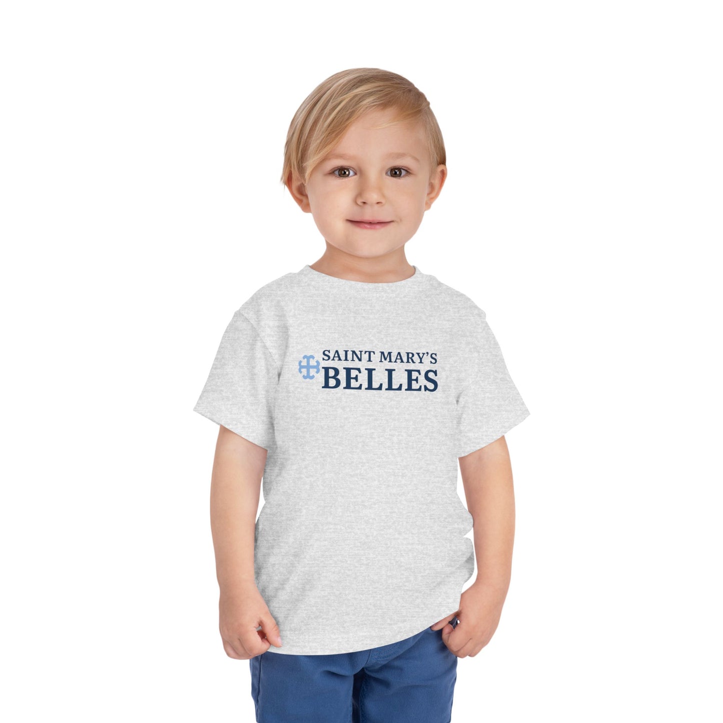 Matching Toddler Saint Mary's College Belles Short Sleeve Tee | French Cross | Smick | Notre Dame, IN