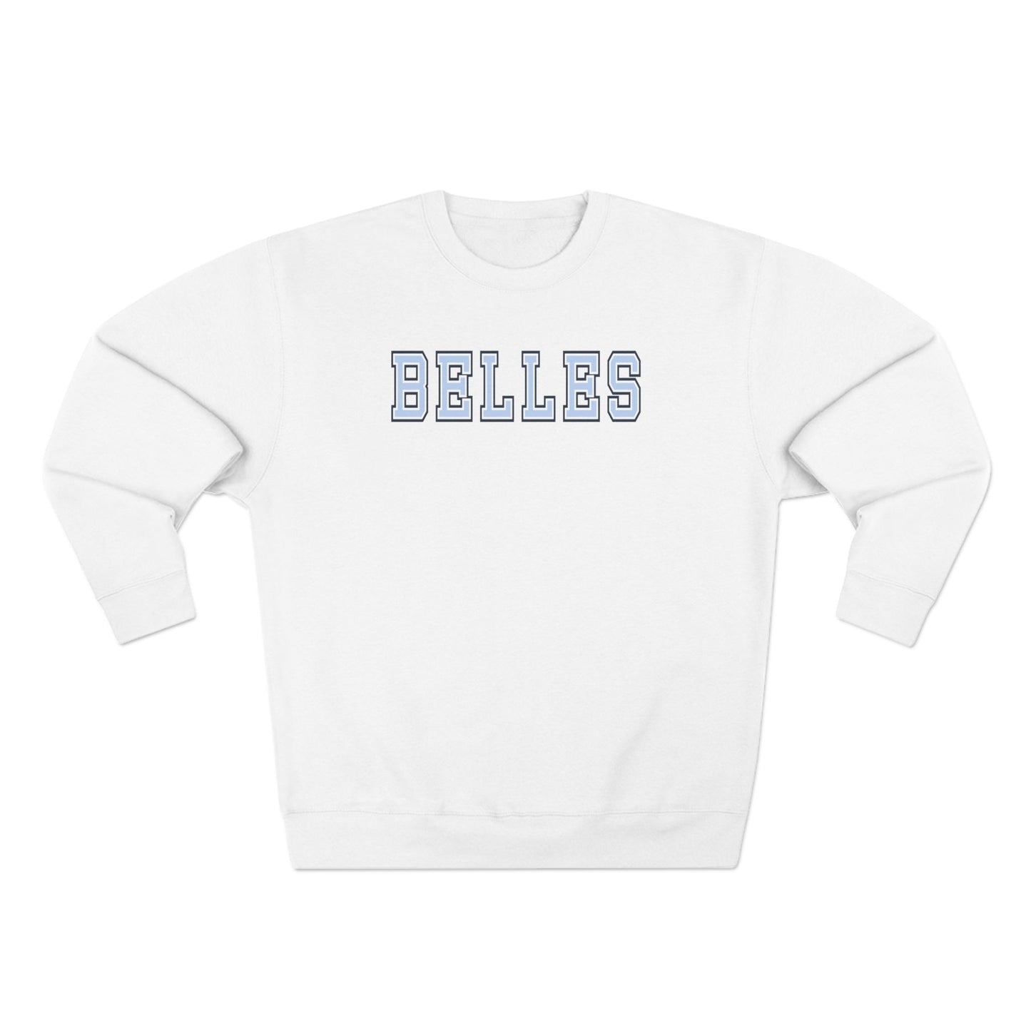 Saint Mary's College "BELLES" Unisex Crewneck Sweatshirt | Navy Blue | Belles Blue | Better in Blue Co.