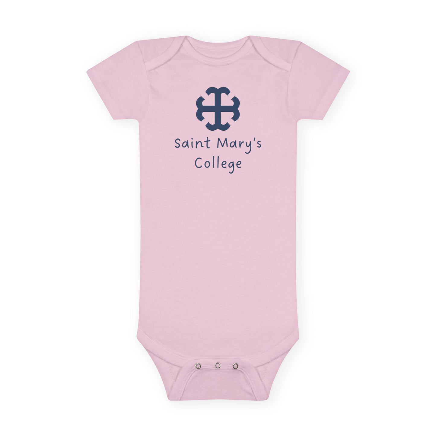 Saint Mary's College Baby Onesie | French Cross | Better in Blue Co.
