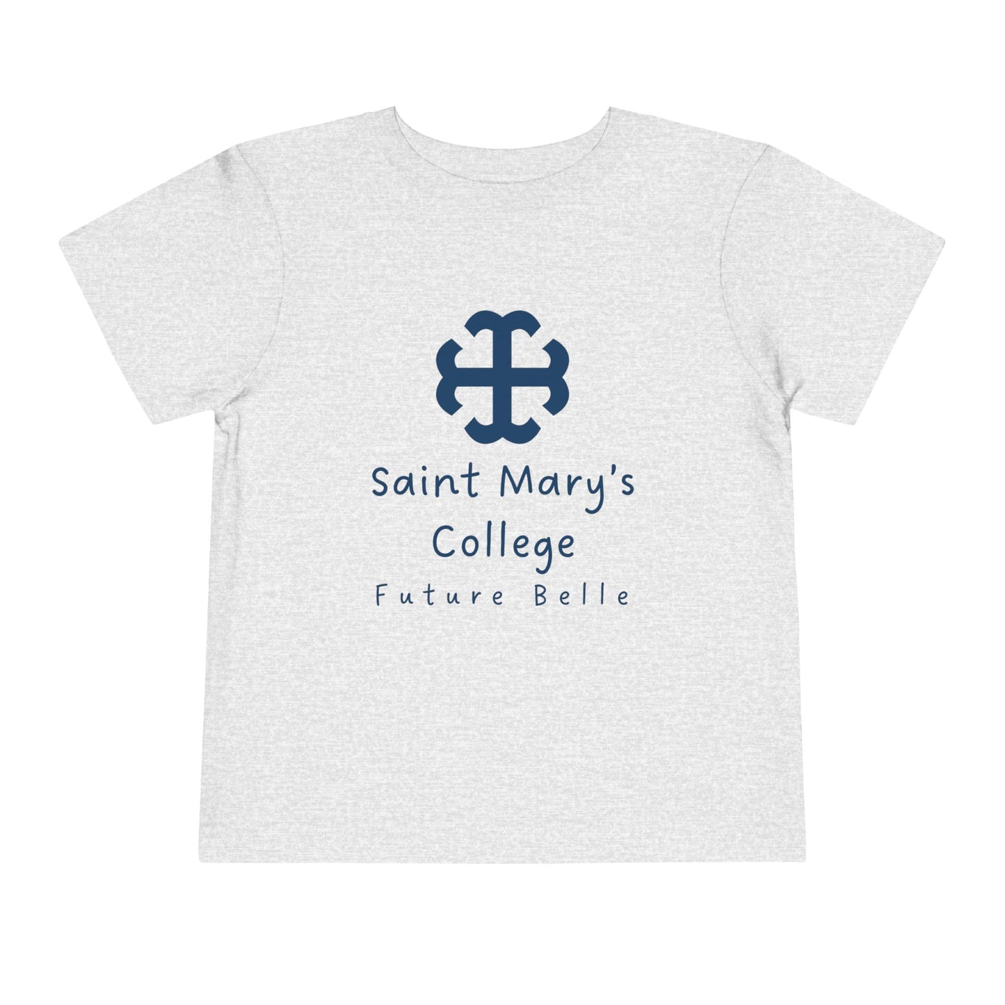 Saint Mary's College Future Belle Toddler Short Sleeve Tee | French Cross | Better in Blue Co.