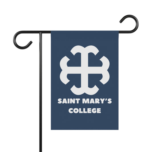 Saint Mary's College Navy/White Garden & House Banner | French Cross | Better in Blue Co.