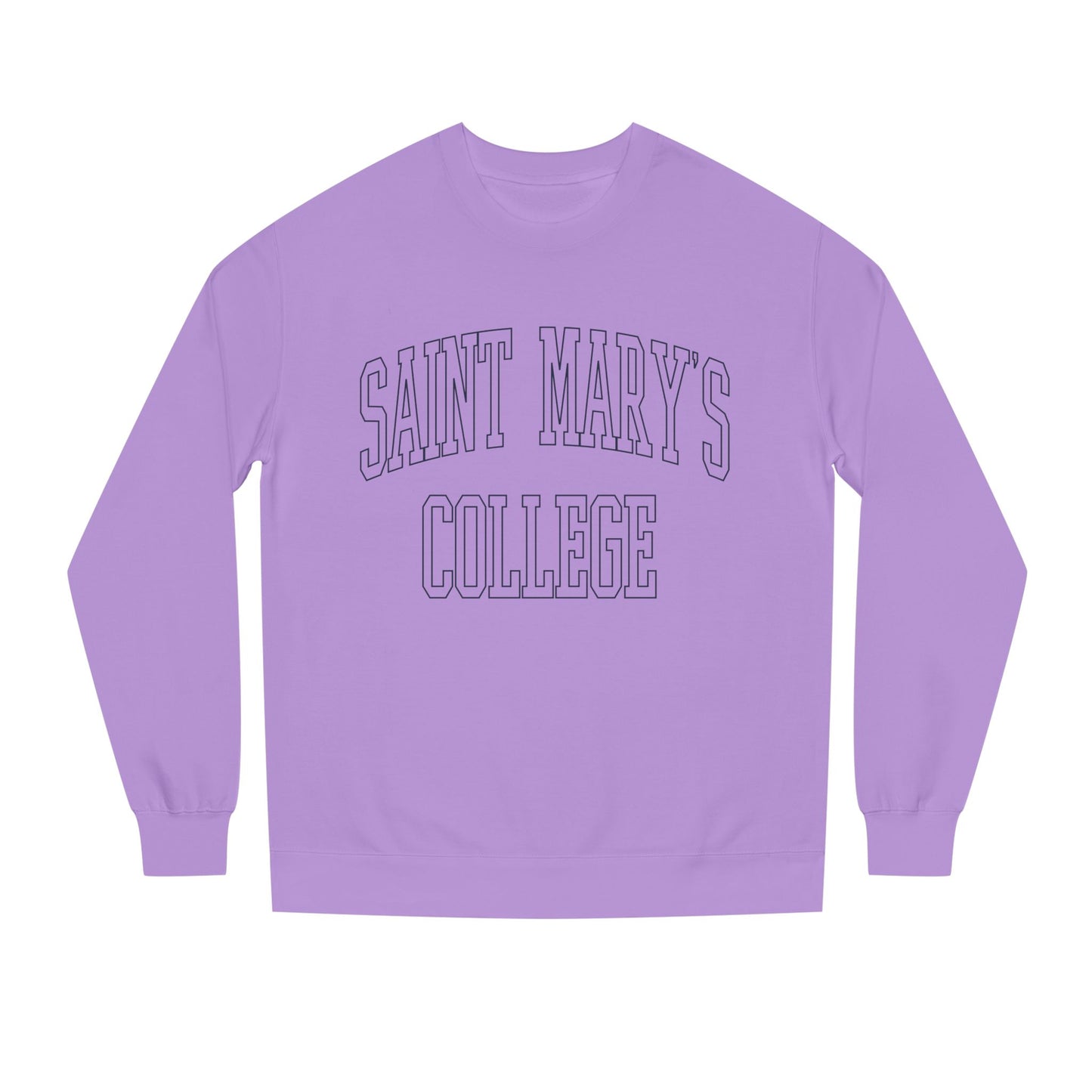 Saint Mary's College Outline Unisex Crew Neck Sweatshirt | Notre Dame, IN | Better in Blue Co.