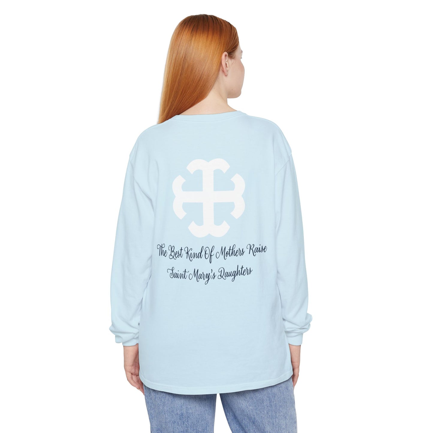 Saint Mary's College "Mom" Long Sleeve | The Best Moms | Comfort Colors