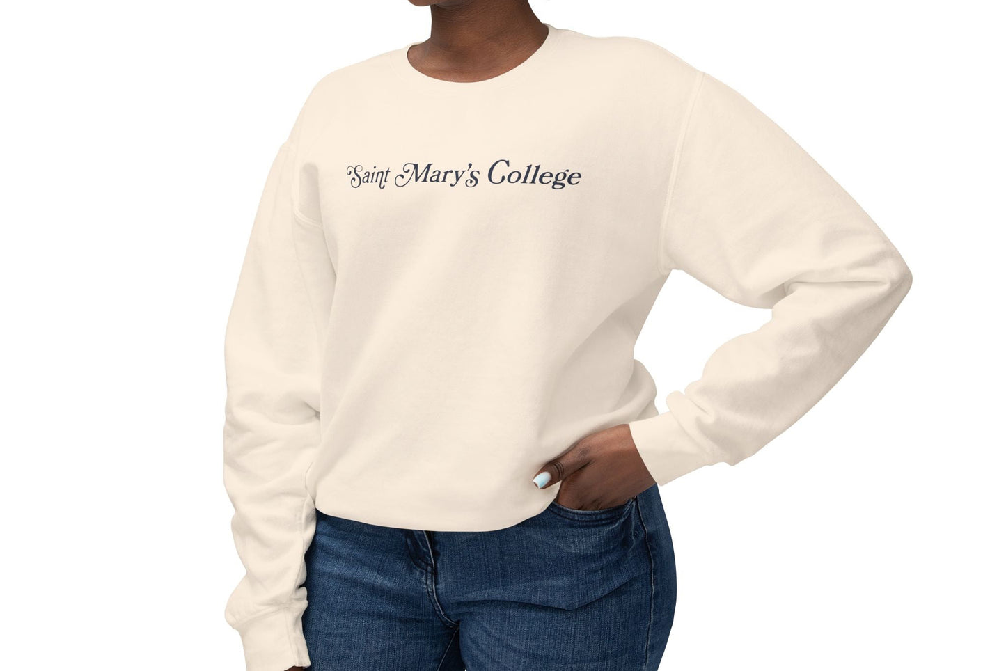 Saint Mary's College Crewneck | Matching Sweat Set | 1844 | Belles | French Cross | Better in Blue Co.