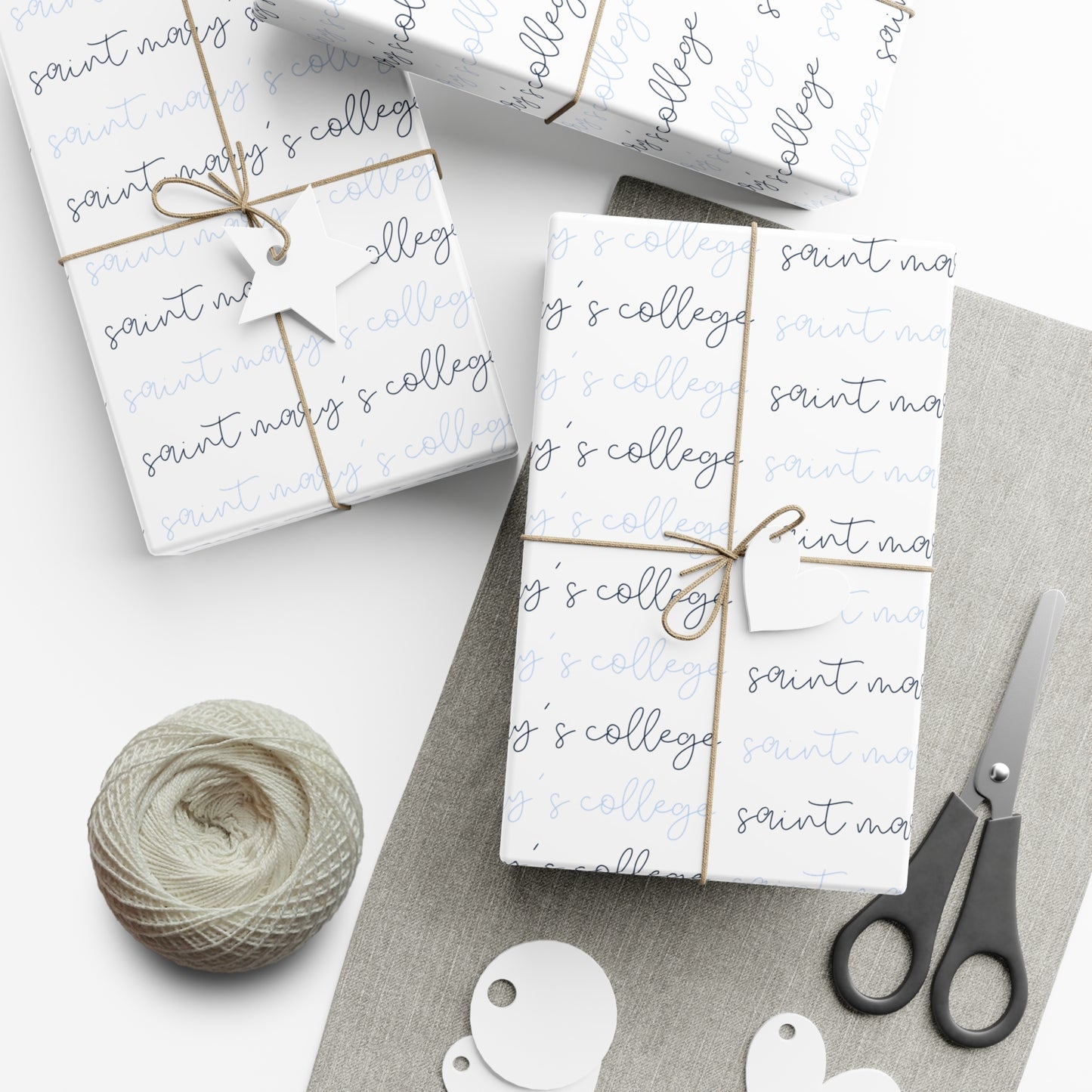 Saint Mary's College Wrapping Paper No. 4 | Better in Blue Co. |