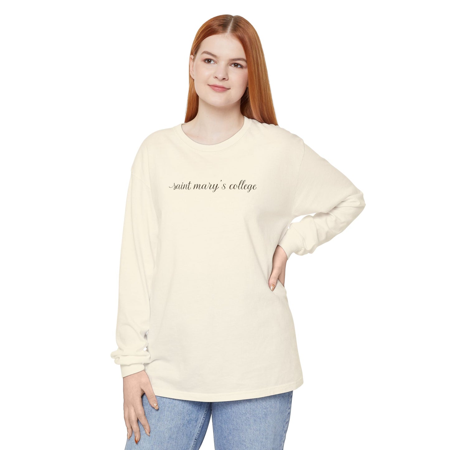 Saint Mary's College "it's a Smick thing" Unisex Long Sleeve T-Shirt | Comfort Colors | Belles | Better in Blue Co.