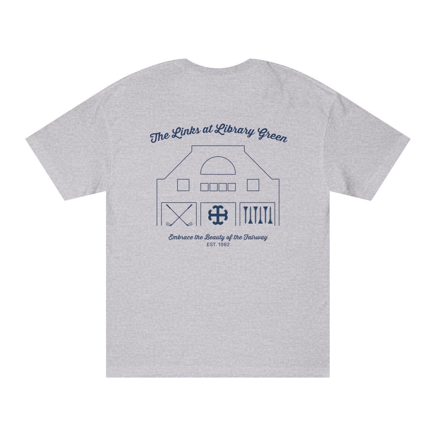 Saint Mary's College "The Links at Library Green" Unisex Classic Tee | Better in Blue Co.