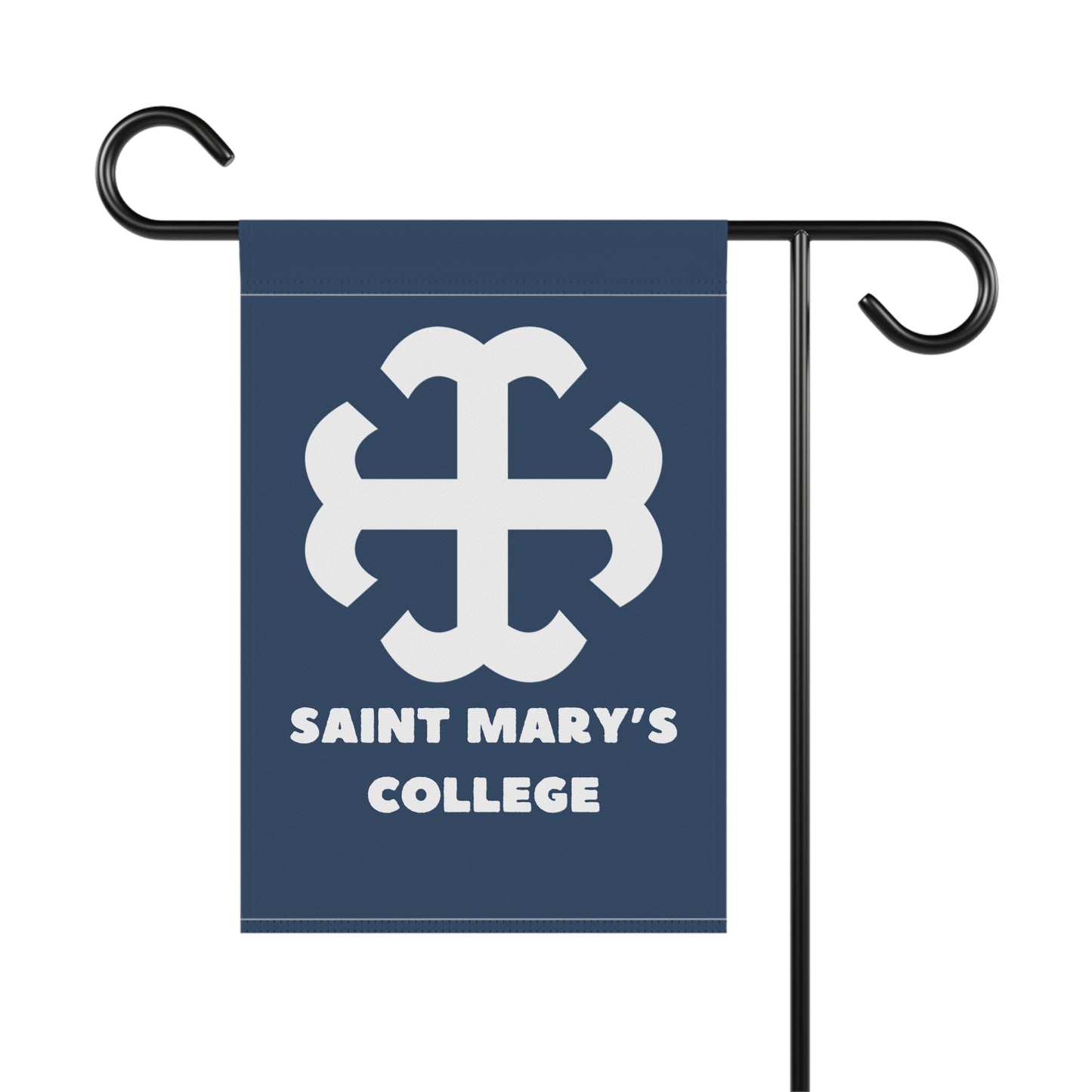 Saint Mary's College Navy/White Garden & House Banner | French Cross | Better in Blue Co.