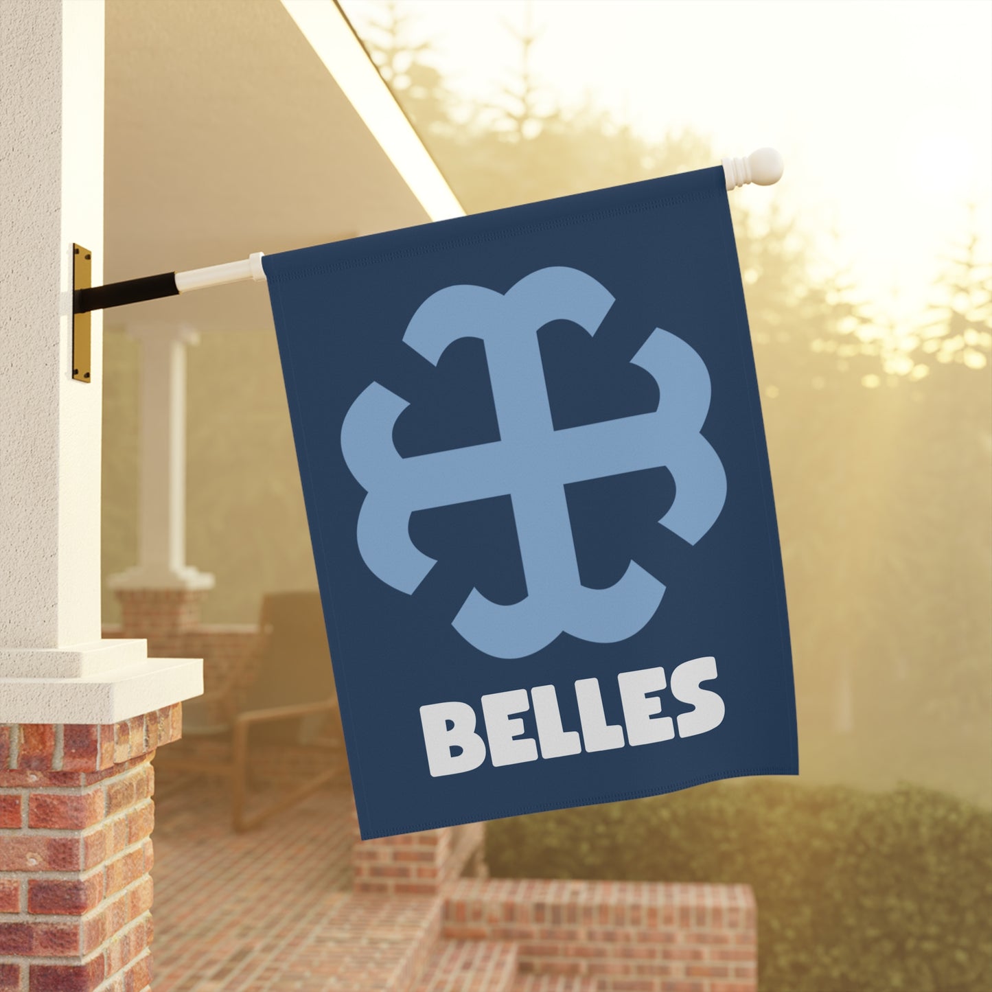Saint Mary's College Navy/ Belles Blue Garden & House Banner | French Cross | Better in Blue Co.