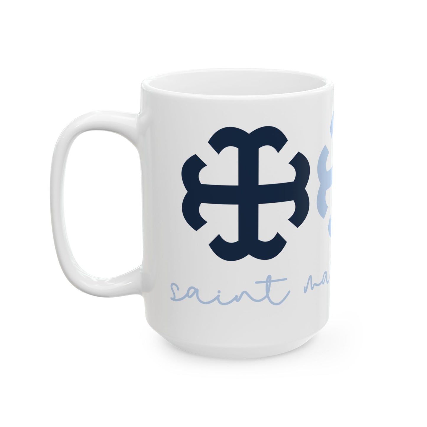 Saint Mary's College French Cross Mug | Belles Blue | Better in Blue Co.