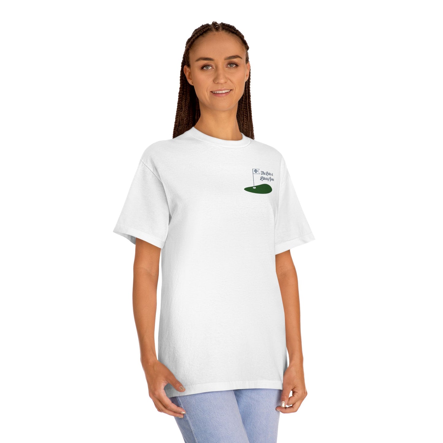 Saint Mary's College "The Links at Library Green" Unisex Classic Tee | Better in Blue Co.