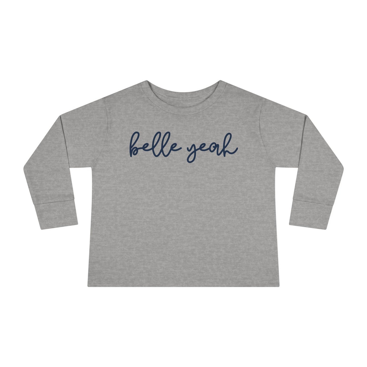 Toddler Saint Mary's College Belle Yeah Long Sleeve Tee | Better in Blue Co.