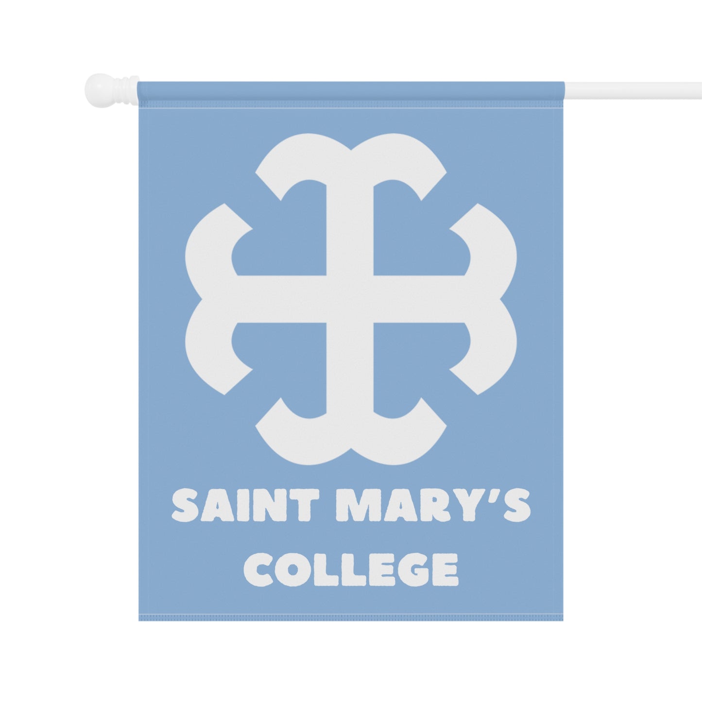 Saint Mary's College Belles Blue/White Garden & House Banner | French Cross | Better in Blue Co.