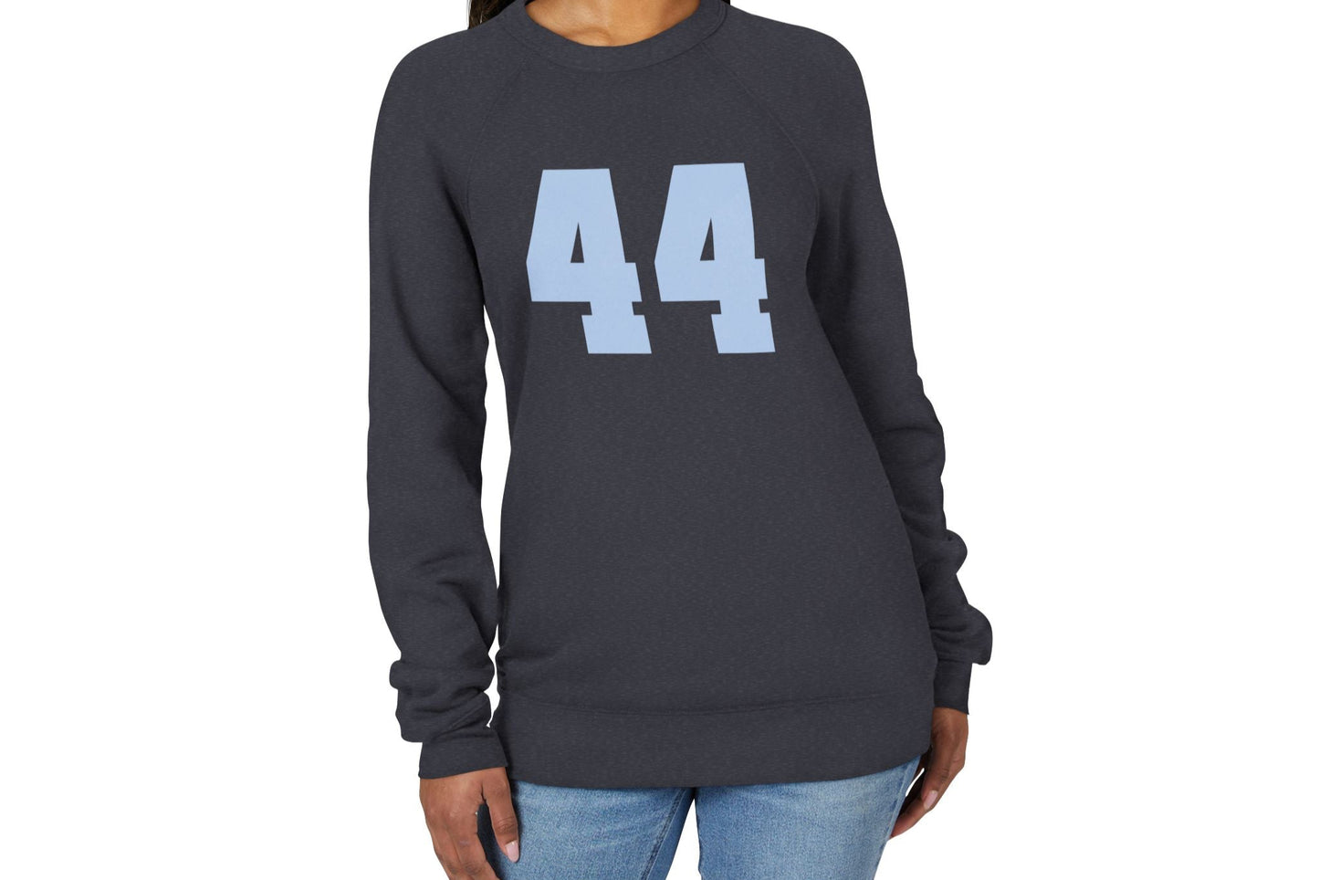 Saint Mary's College Unisex Fleece Raglan Sweatshirt | Belles Blue | Better in Blue Co.