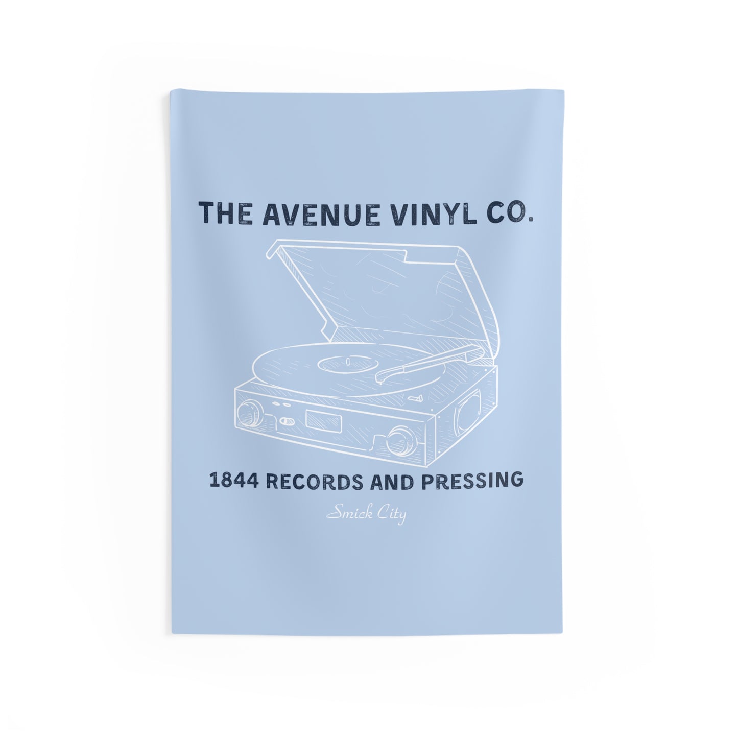 Saint Mary's College "The Avenue Vinyl Co." Tapestry | Smick City | Better in Blue Co.