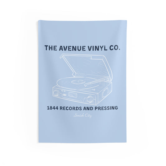 Saint Mary's College "The Avenue Vinyl Co." Tapestry | Smick City | Better in Blue Co.