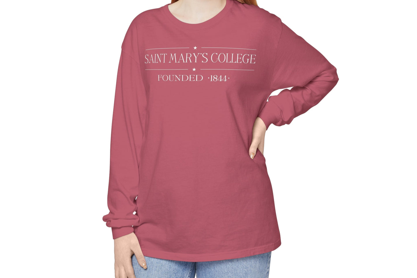 Saint Mary's College "Gilmore Girls Inspired" Long Sleeve | Founded 1844 | Belles | Better in Blue Co.