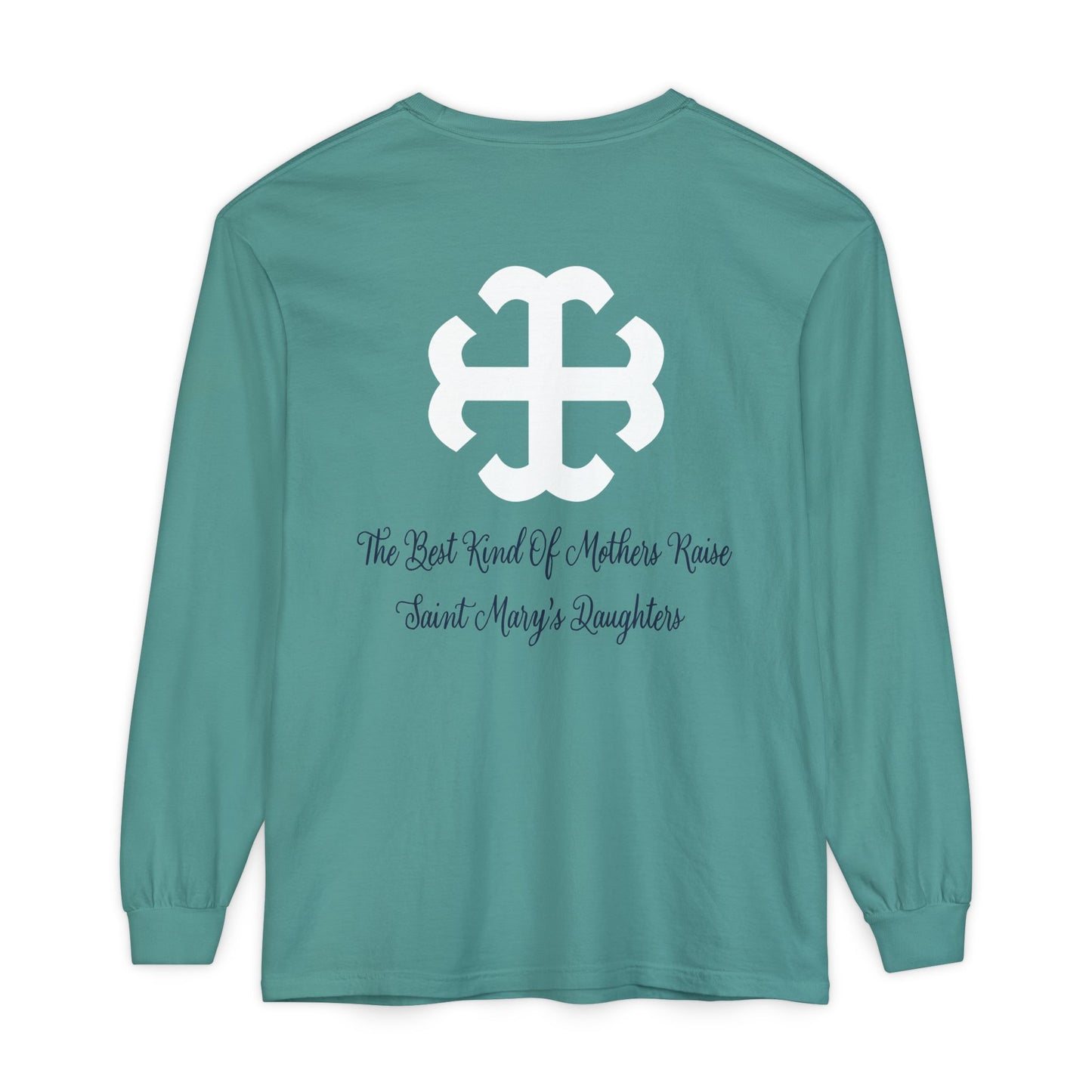 Saint Mary's College "Mom" Long Sleeve | The Best Moms | Comfort Colors