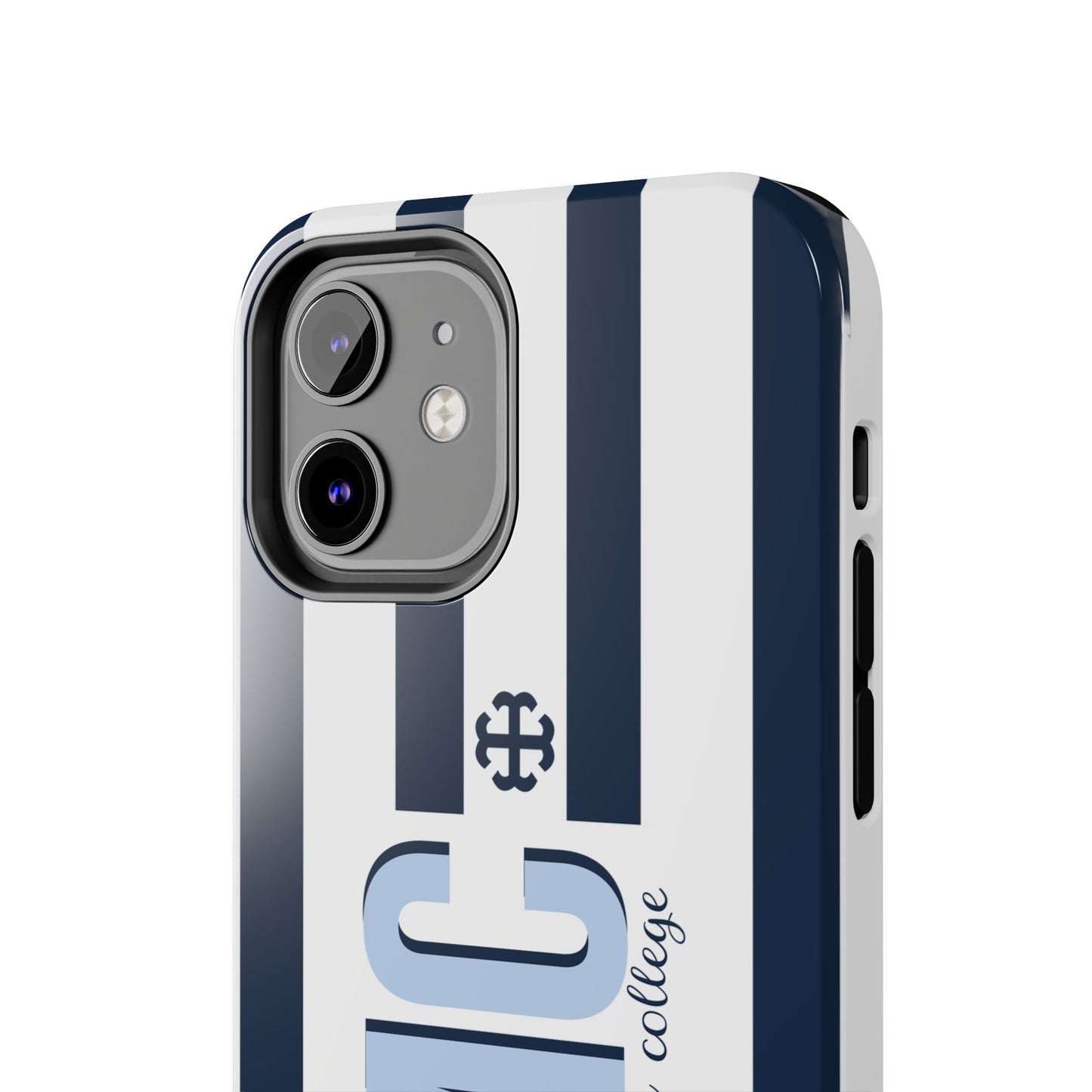 Saint Mary's College Navy Blue Striped Phone Case | French Cross | Better in Blue Co.