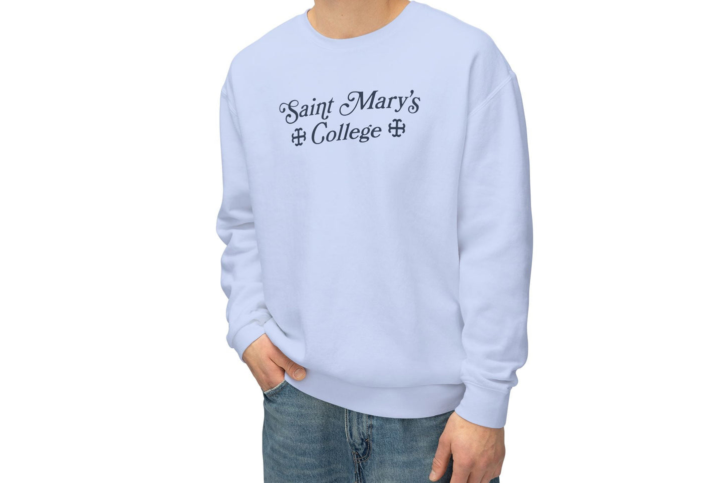 Saint Mary's College Crewneck | Matching Sweat Set | 1844 | Belles | French Cross | Better in Blue Co.