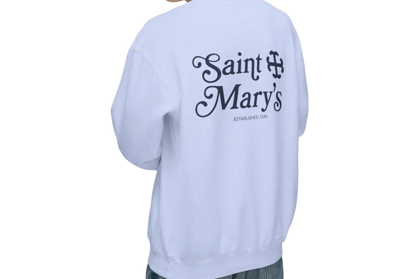 Saint Mary's College Crewneck | Matching Sweat Set | 1844 | Belles | French Cross | Better in Blue Co.