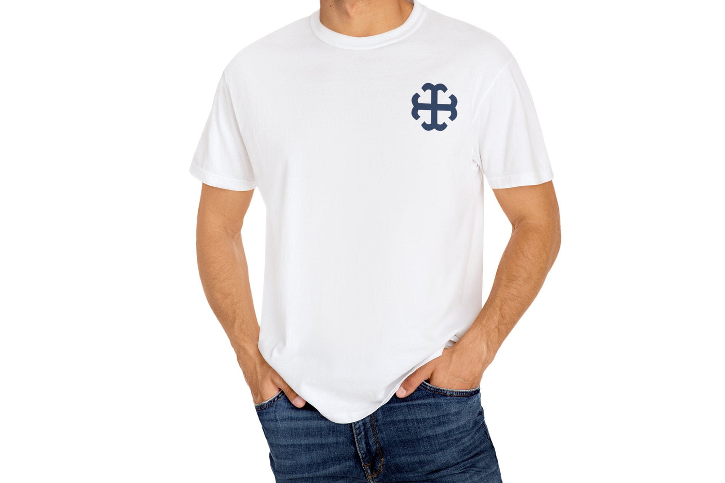 Saint Mary's College French Cross Tee | Smick | Belles Blue