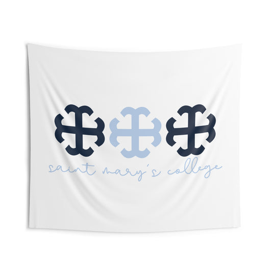 Saint Mary's College French Cross Tapestry | Better in Blue Co.