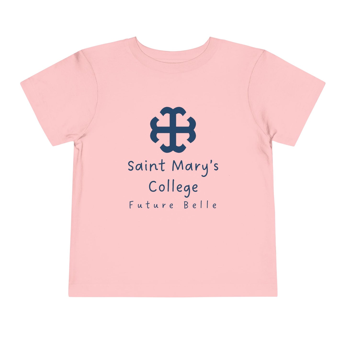 Saint Mary's College Future Belle Toddler Short Sleeve Tee | French Cross | Better in Blue Co.