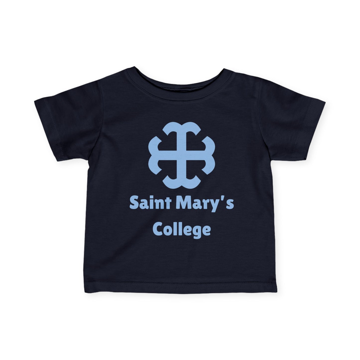 Saint Mary's College Infant Tee No. 2 | French Cross | Navy Blue | Better in Blue Co.