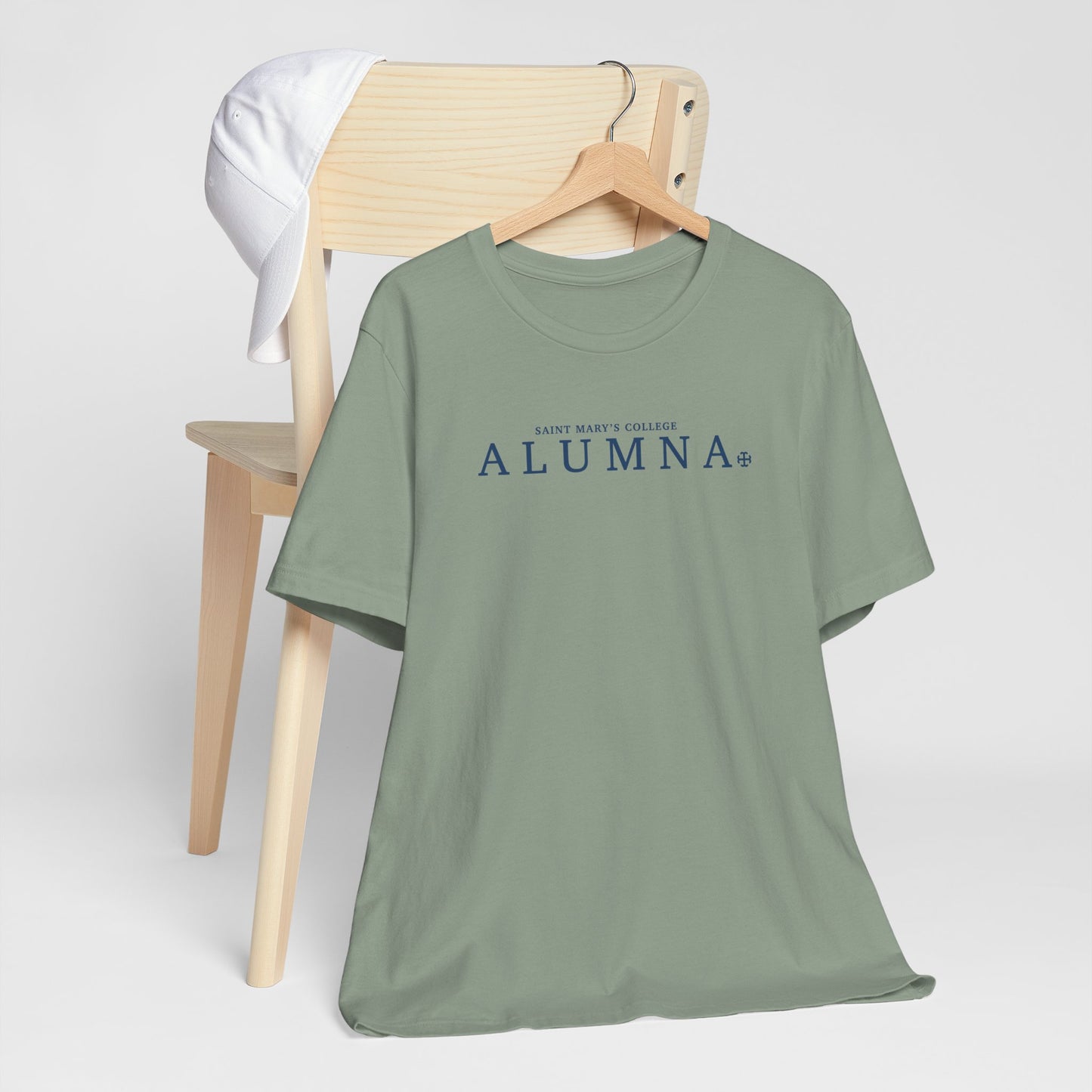 Saint Mary's College Alumna Tee | Belles | French Cross | Better in Blue Co.