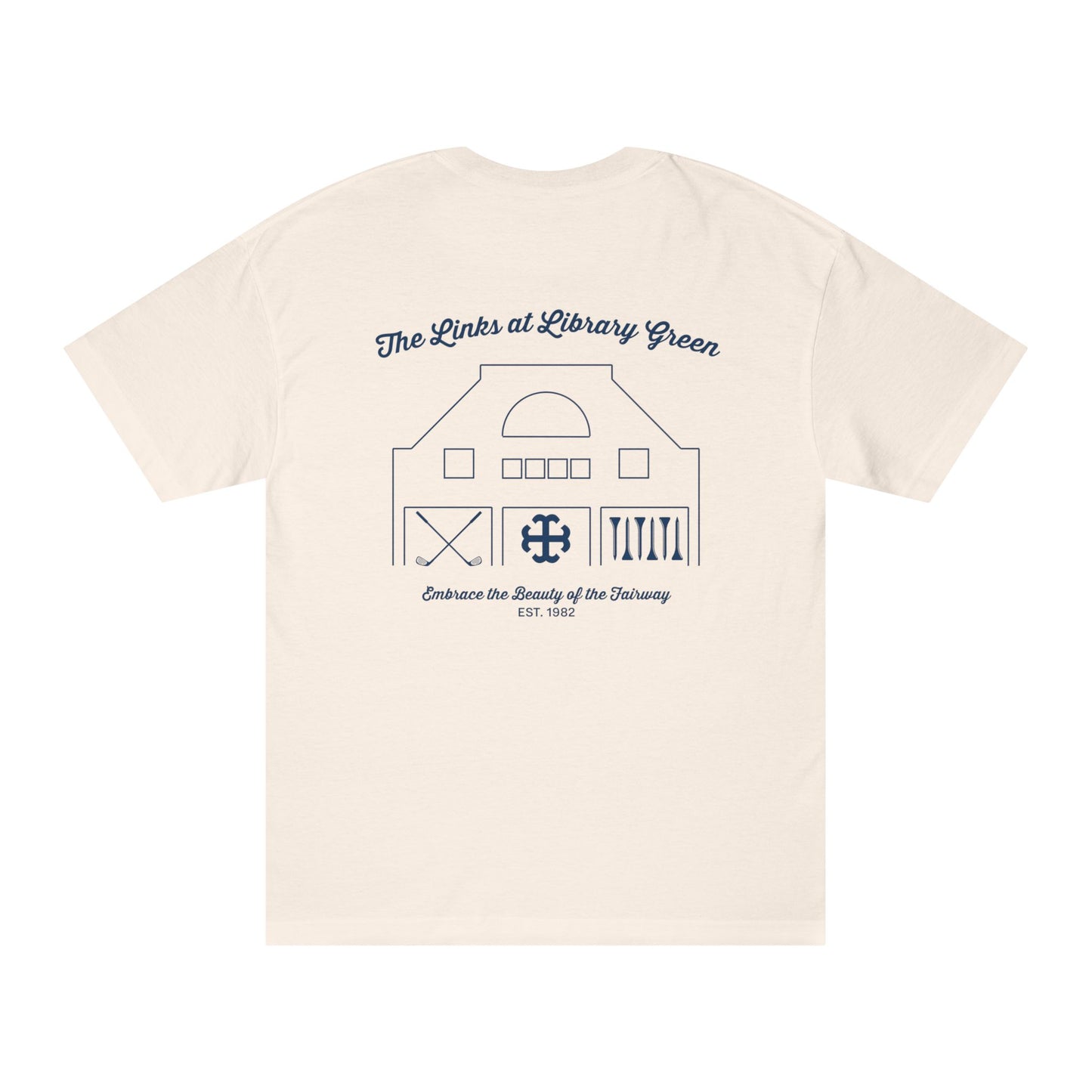 Saint Mary's College "The Links at Library Green" Unisex Classic Tee | Better in Blue Co.