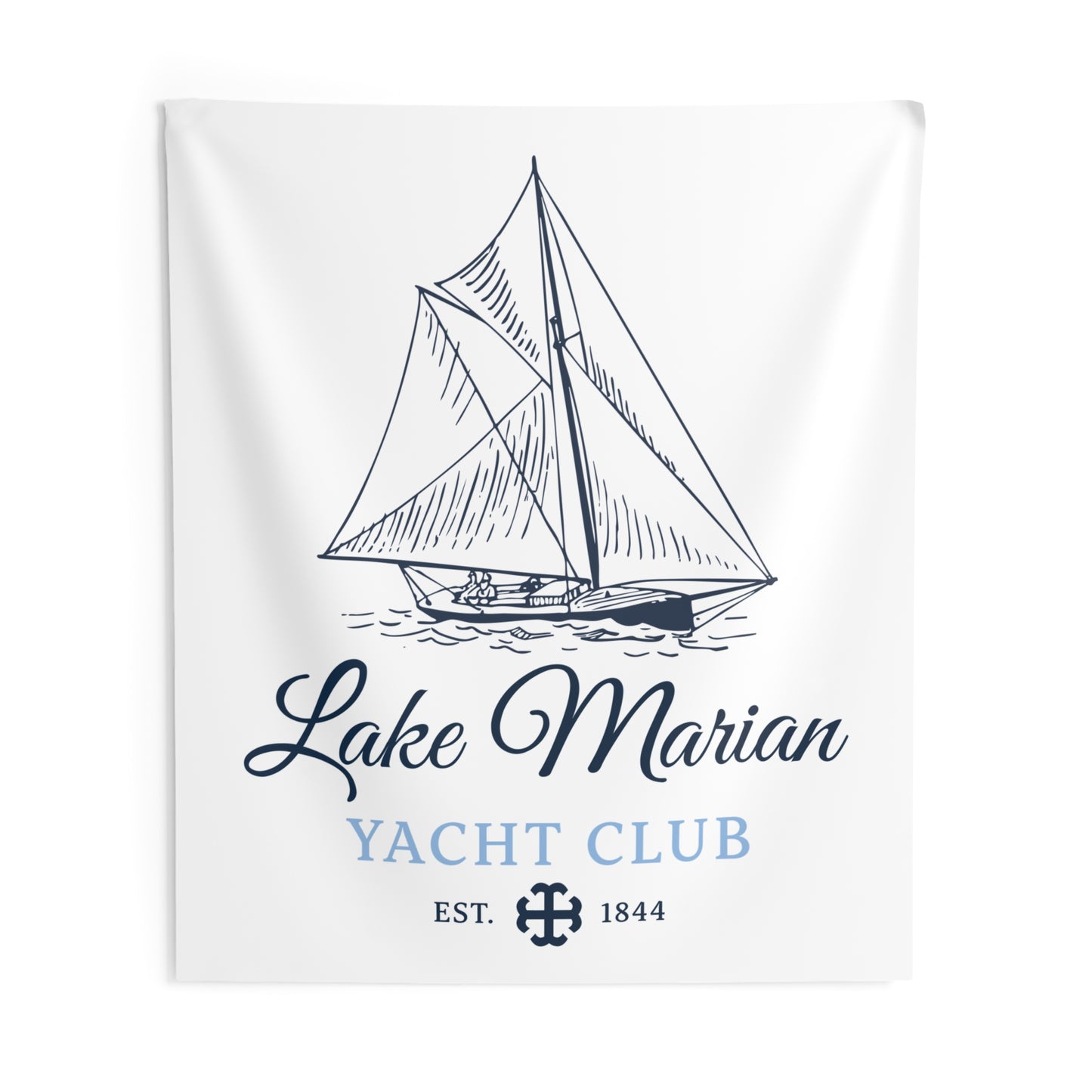 Saint Mary's College "Lake Marian Yacht Club" Tapestry | Smick City | Better in Blue Co.