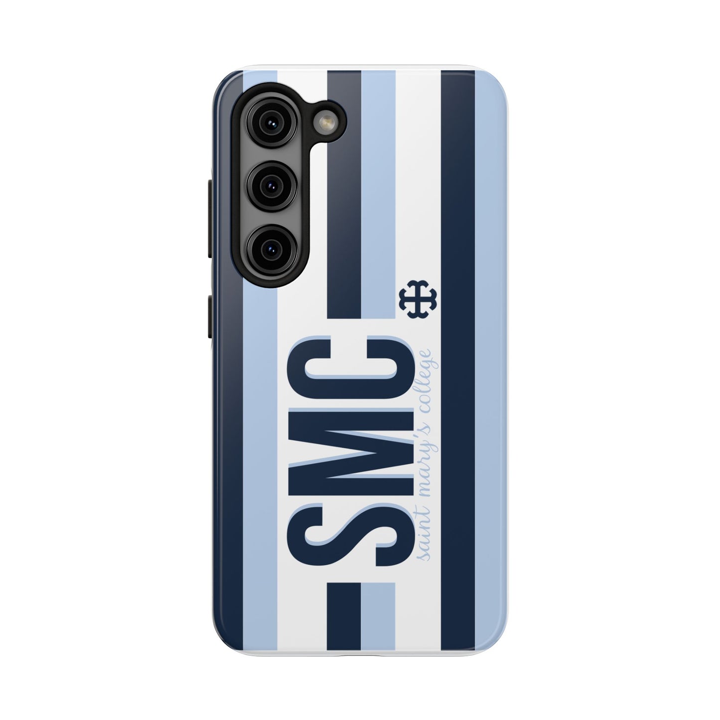 Saint Mary's College Phone Case SMC Navy/Belles Blue/White French Cross | Better in Blue Co.